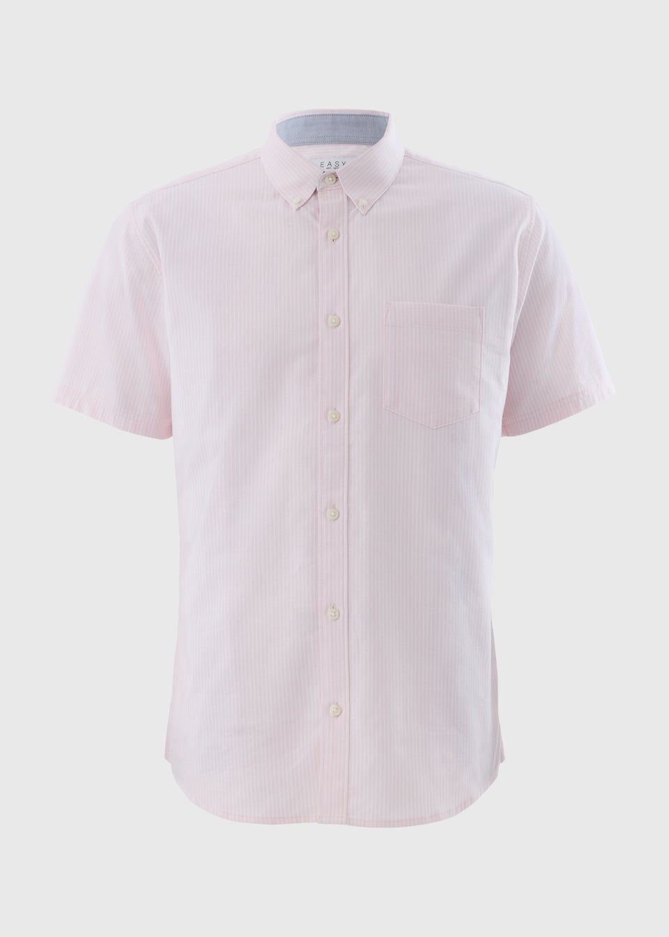 Pink Stripe Short Sleeve Oxford Shirt