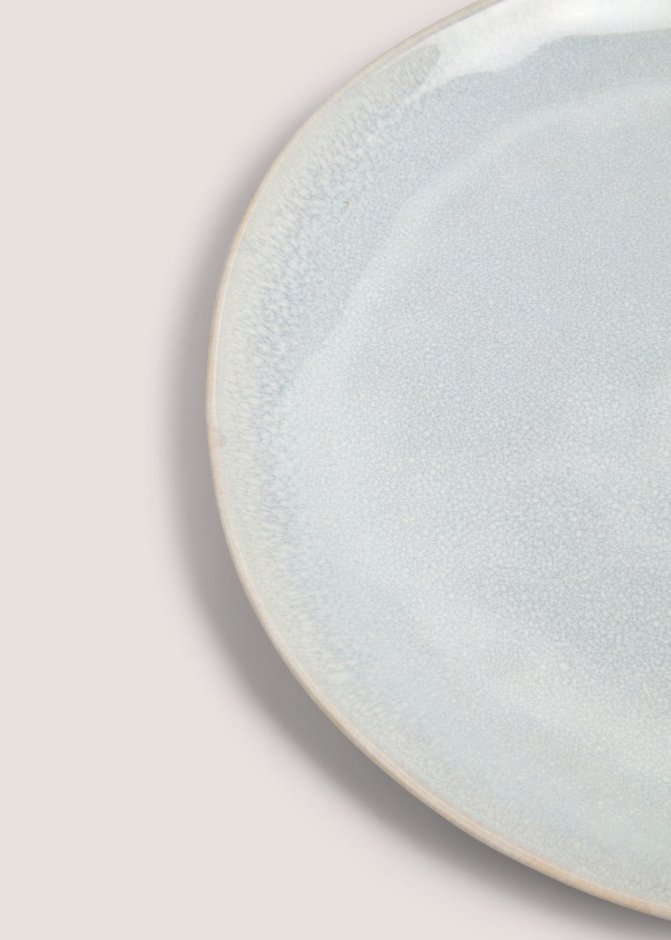 Light Blue Organic Dinner Plate