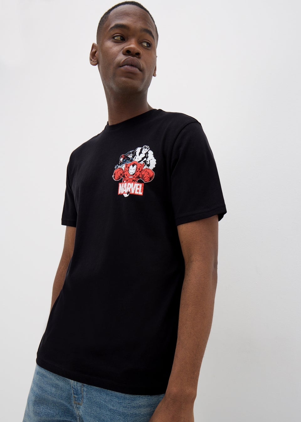Marvel Black Logo T-Shirt