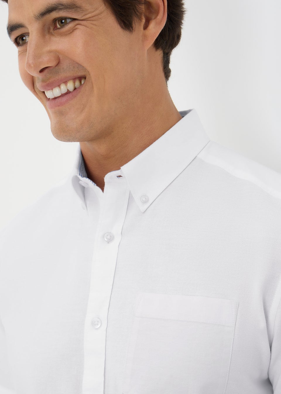 White Oxford Short Sleeve Shirt