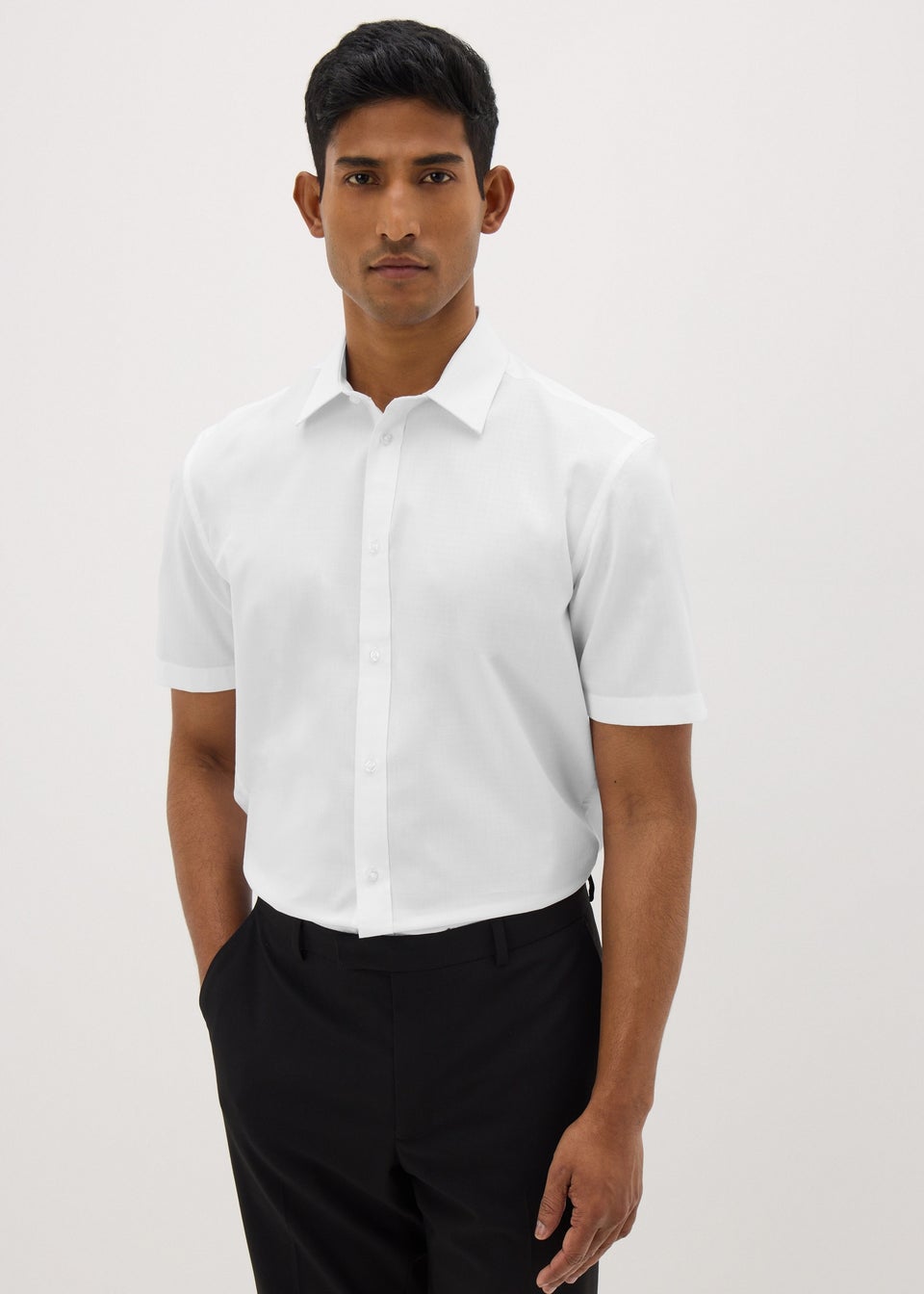 Taylor & Wright White Textured Shirt