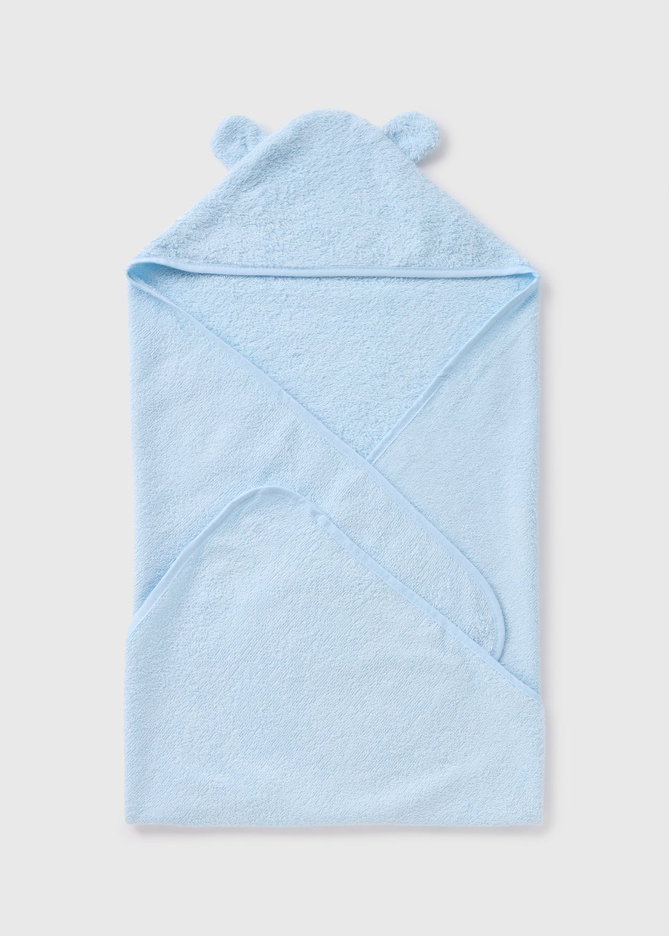 Blue Bear Hooded Towel