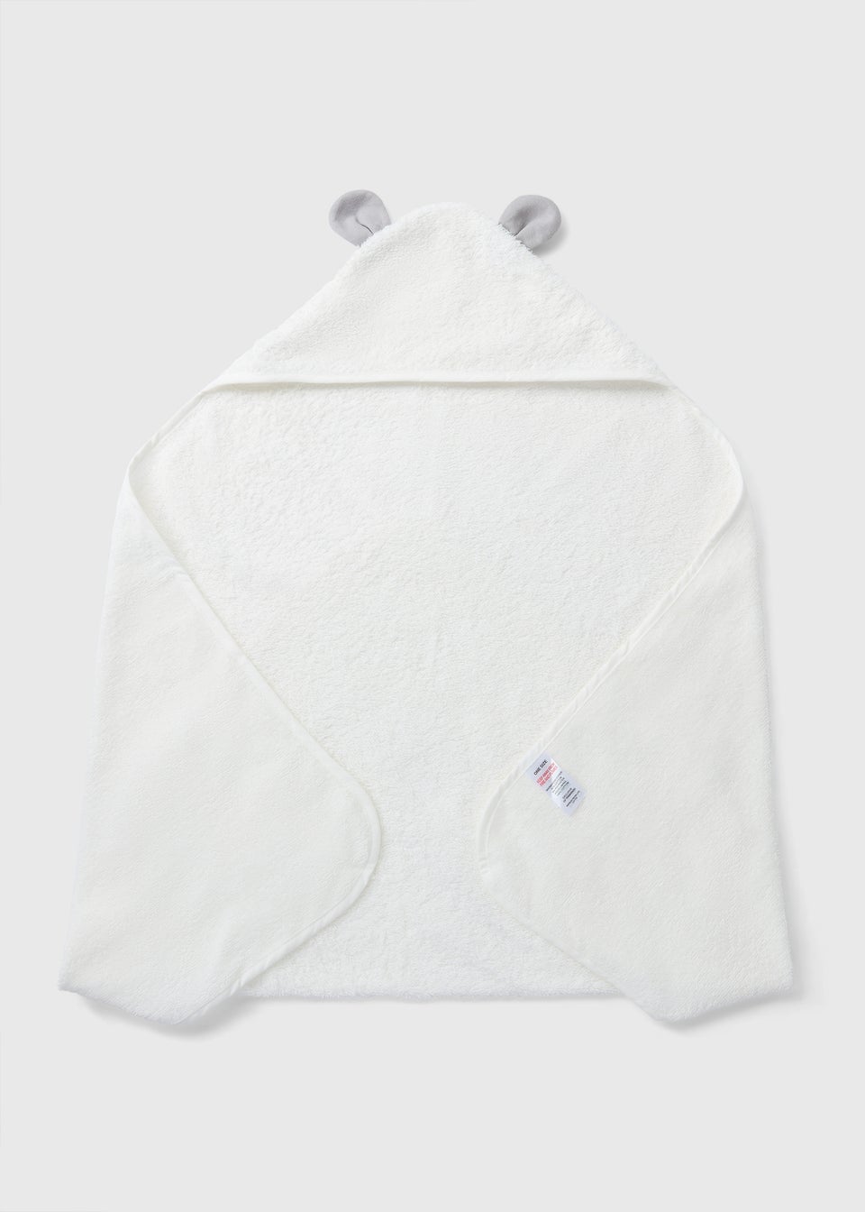 Baby White Panda Hooded Towel