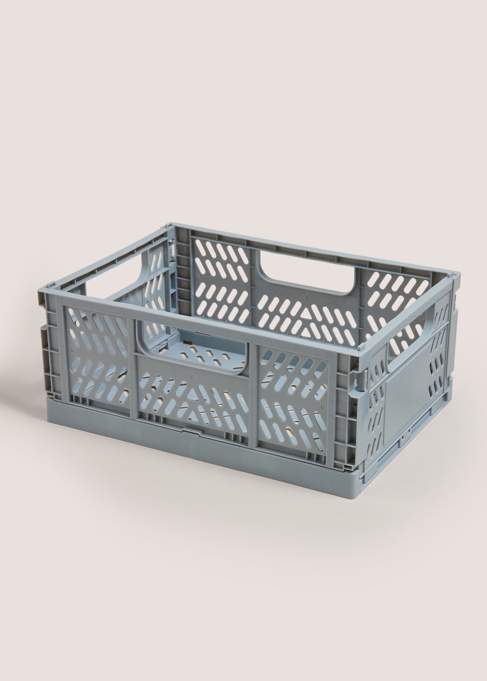 Grey Medium Collapsible Storage Basket