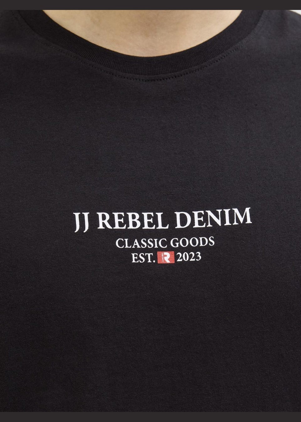 JJ Rebel Black Logo T-Shirt