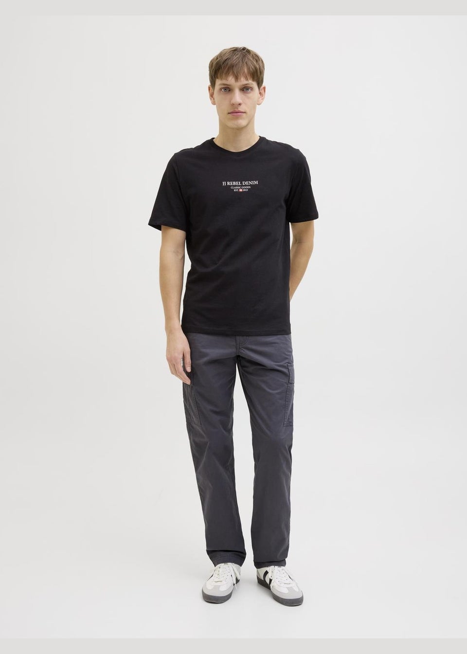 JJ Rebel Black Logo T-Shirt