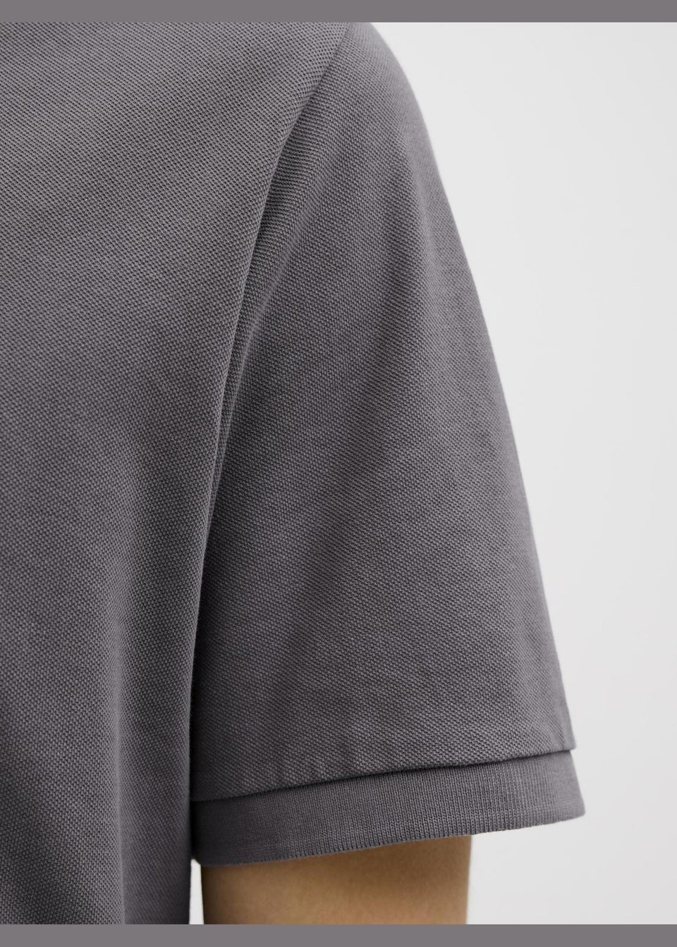 JJ Rebel Grey Logo Polo Shirt