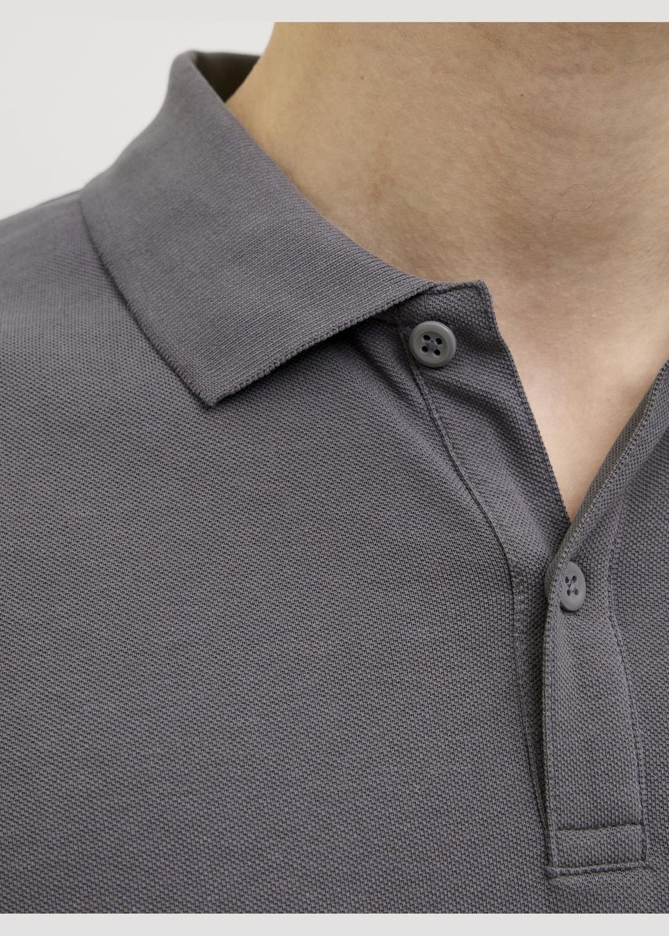 JJ Rebel Grey Logo Polo Shirt
