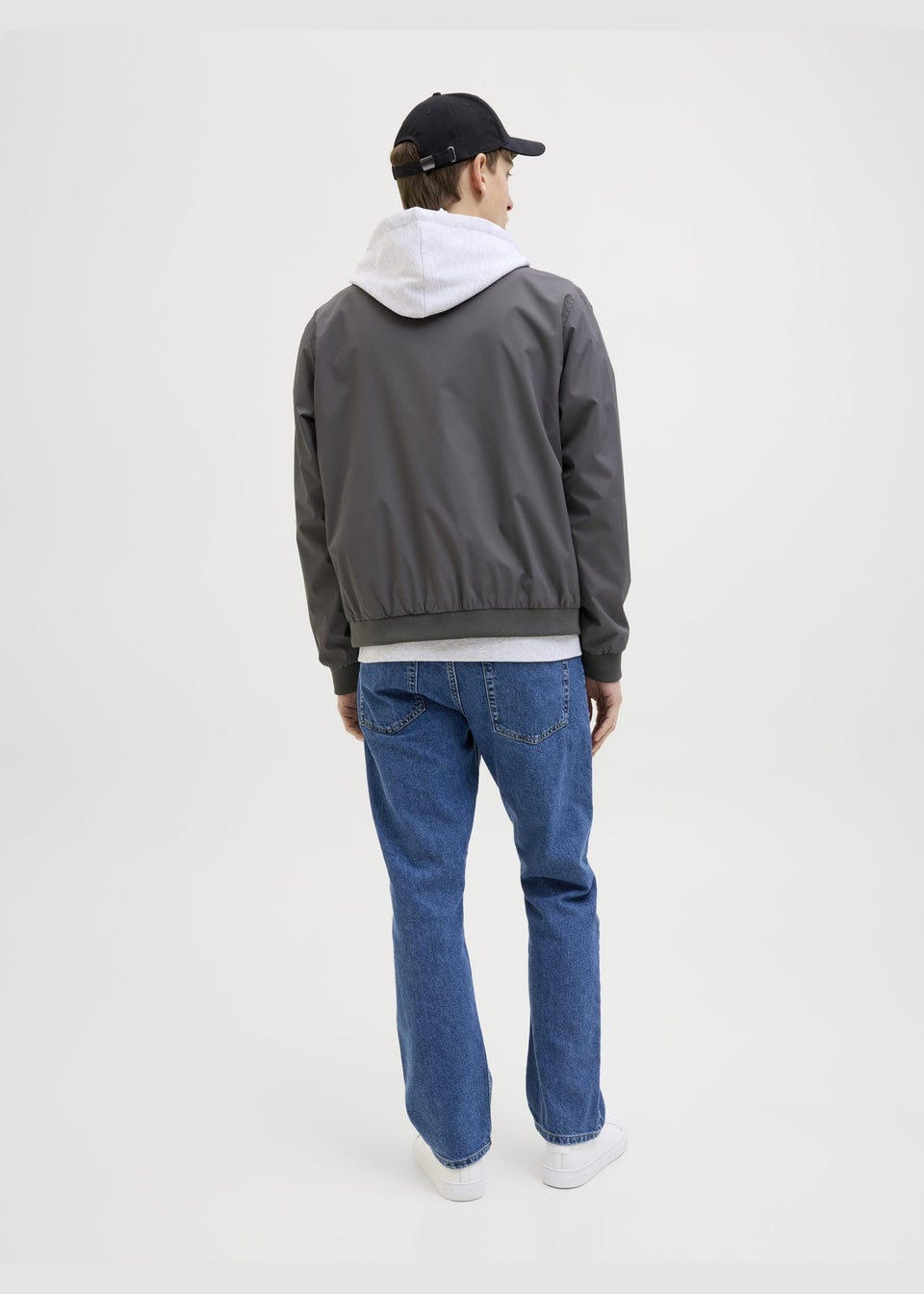 JJ Rebel Grey Montana Bomber Jacket