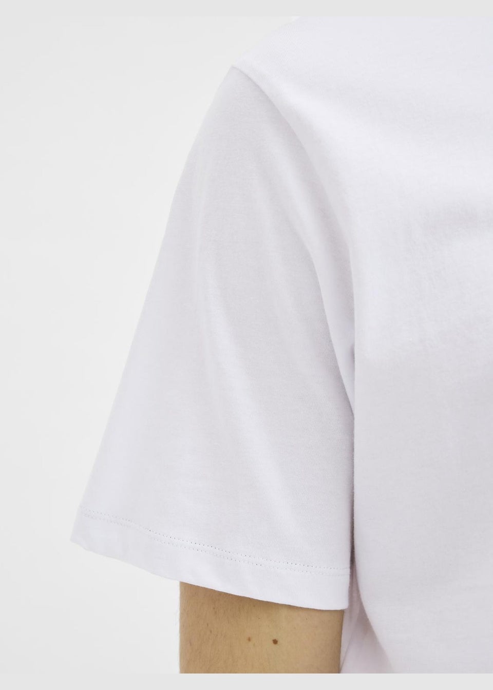 JJ Rebel White Sports Slogan T-Shirt