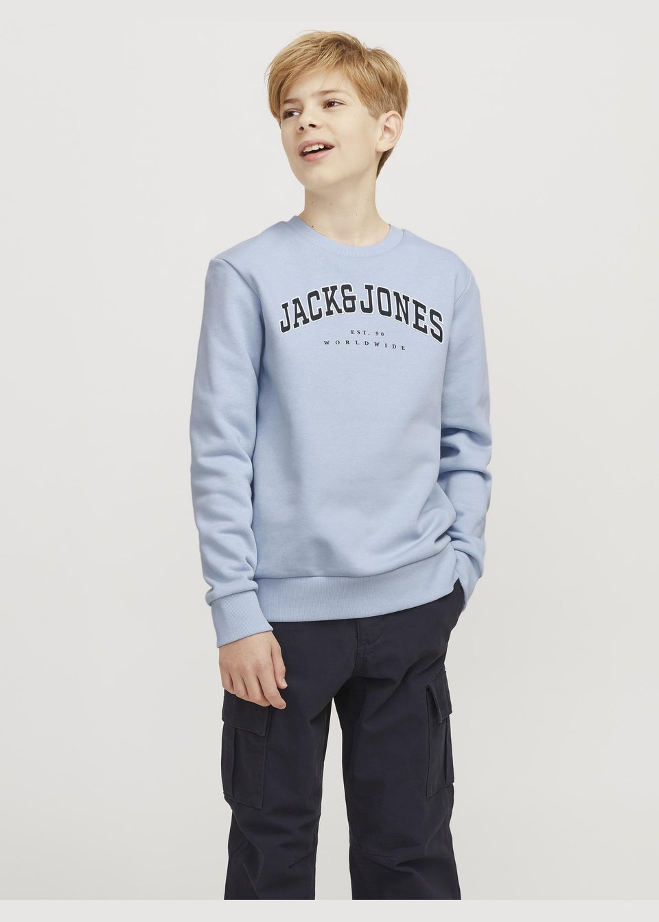 Jack & Jones Kids Blue Varsity Sweatshirt (8-16yrs)