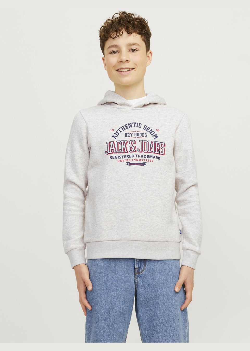 Jack & Jones Kids Grey Hoodie (8-16yrs)