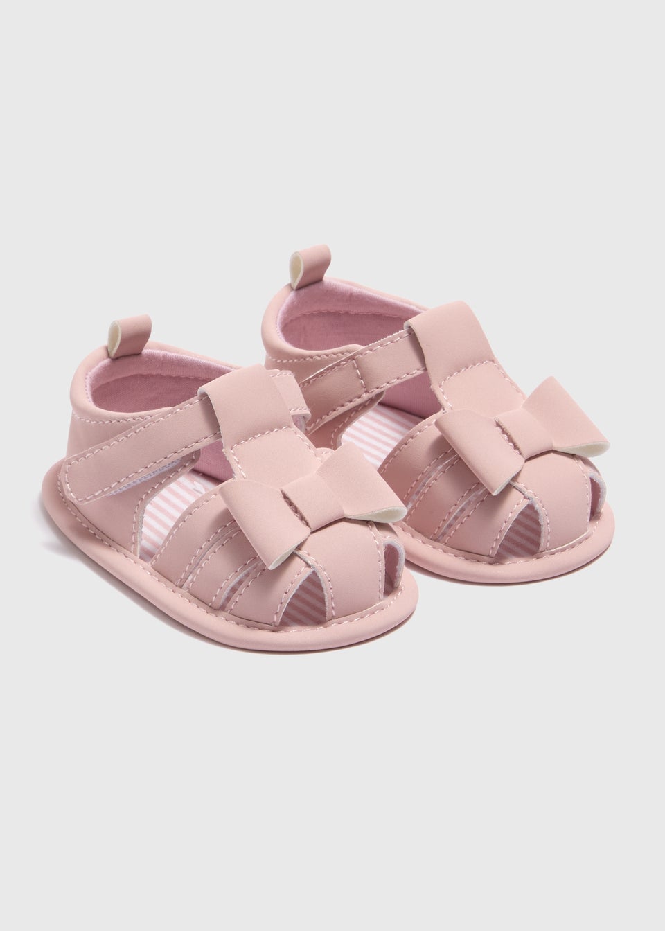 Baby Pink Bow Sandals (Newborn-18mths)