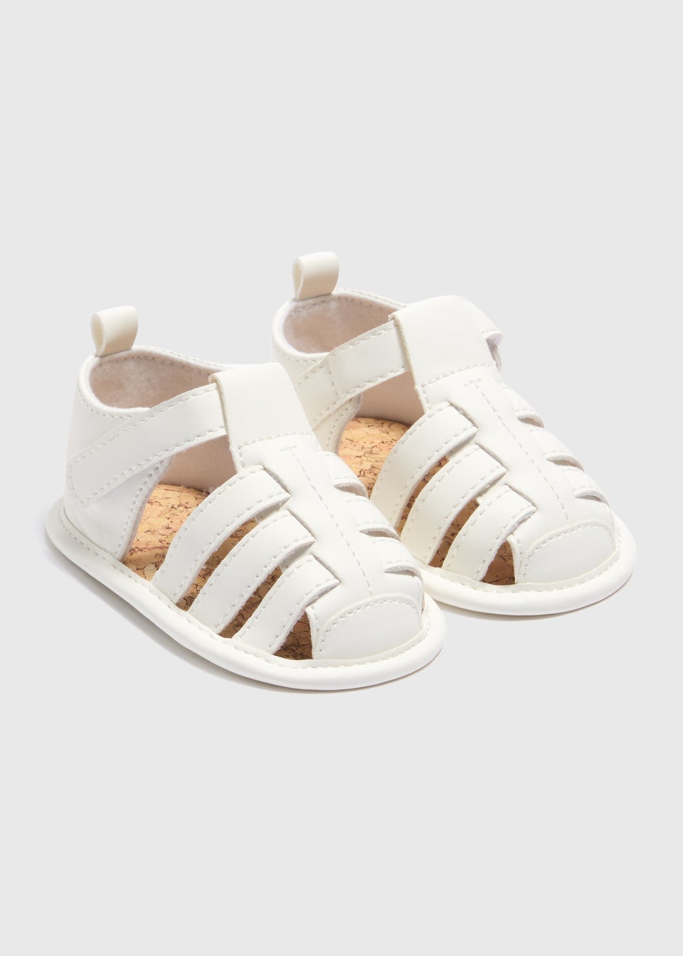 Baby Cream Caged Sandals (Newborn-18mths)