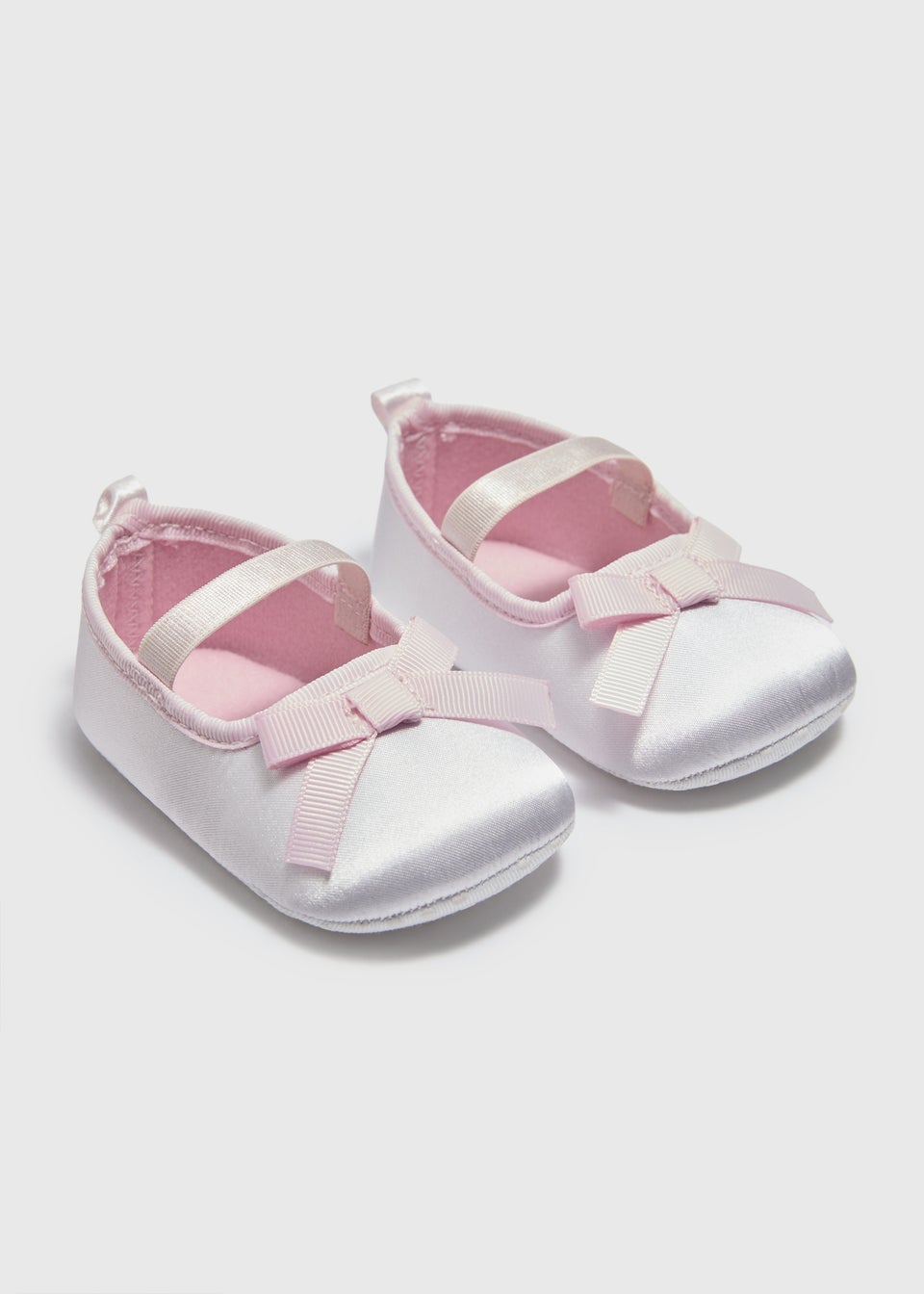 Baby Pink Ballet Soft Sole Shoes (Newborn-18mths)