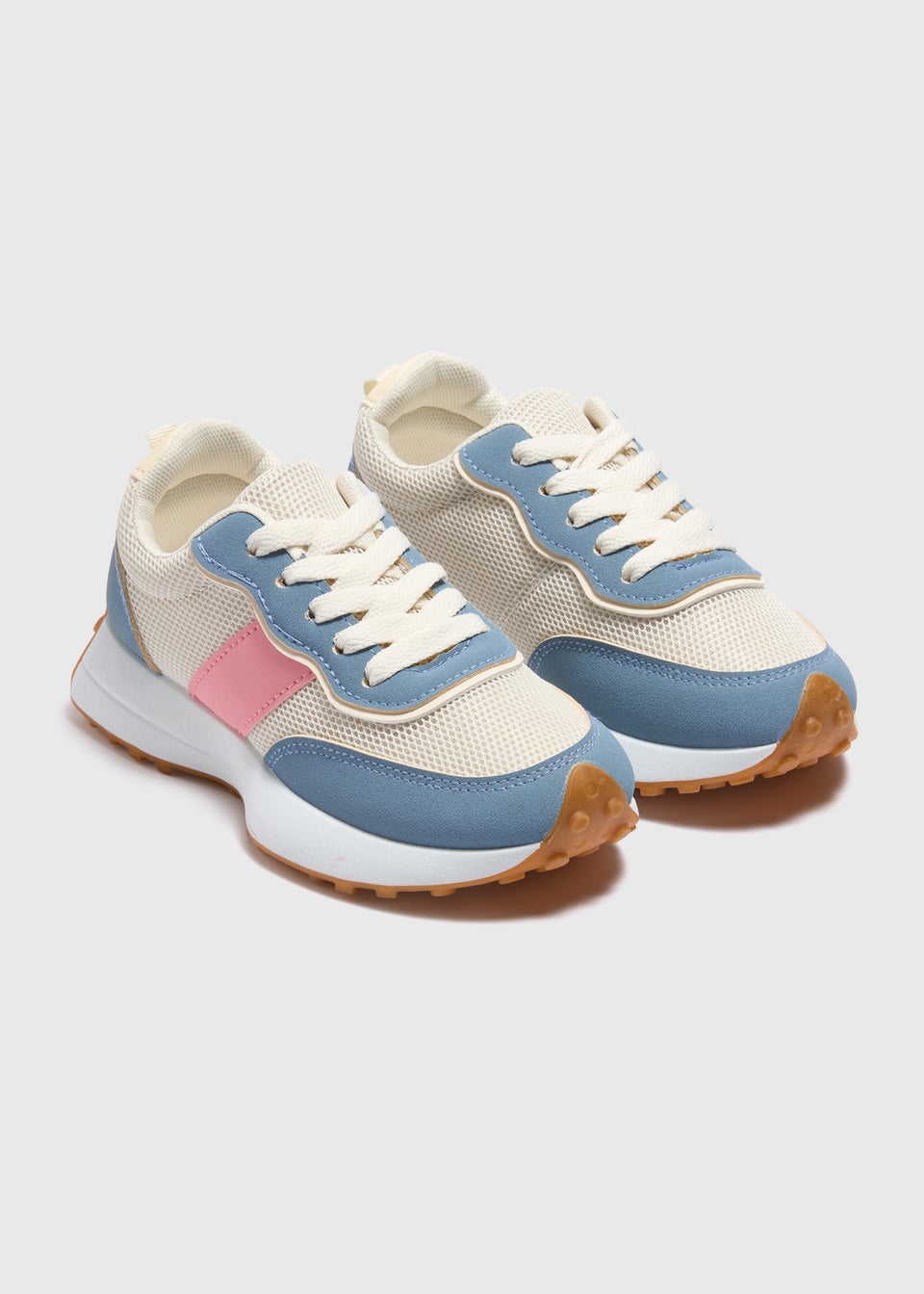 Girls Blue Jogging Trainers (Younger 12-Older 5)