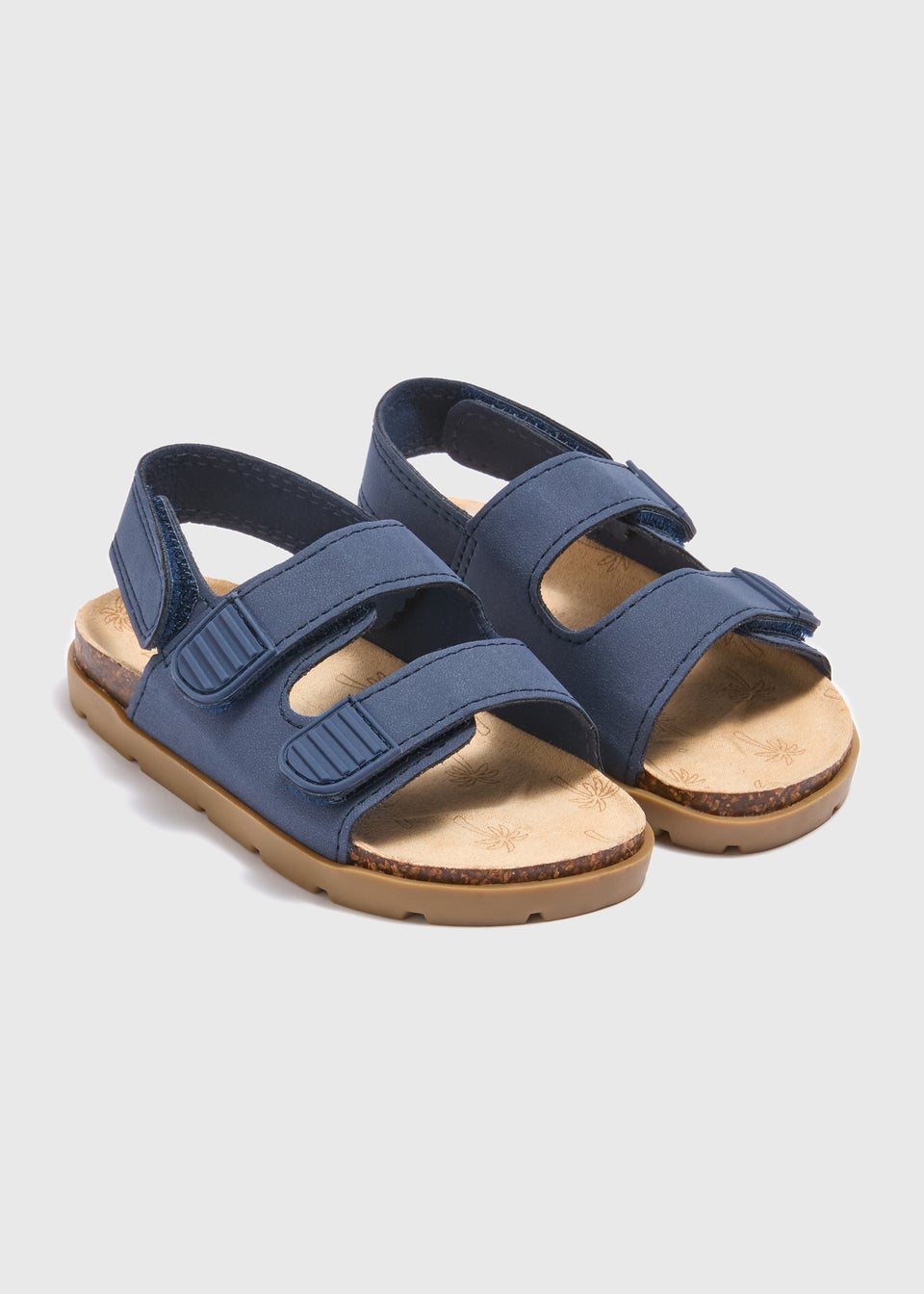 Boys Navy Double Strap Sandals (Younger 4-12)