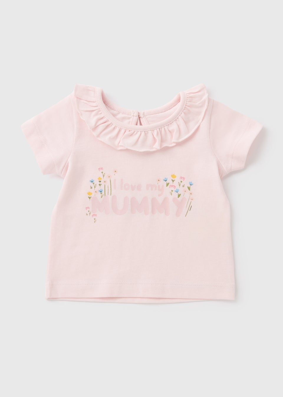 Baby Pink Mummy Floral T-Shirt (Newborn-23mths)