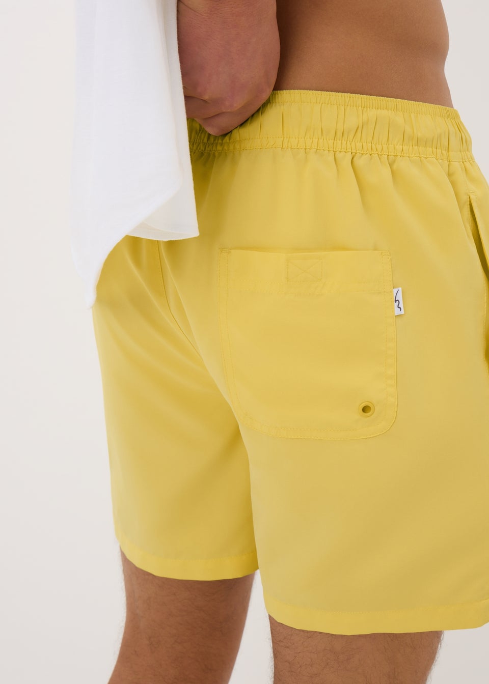Yellow Regular Swim Shorts