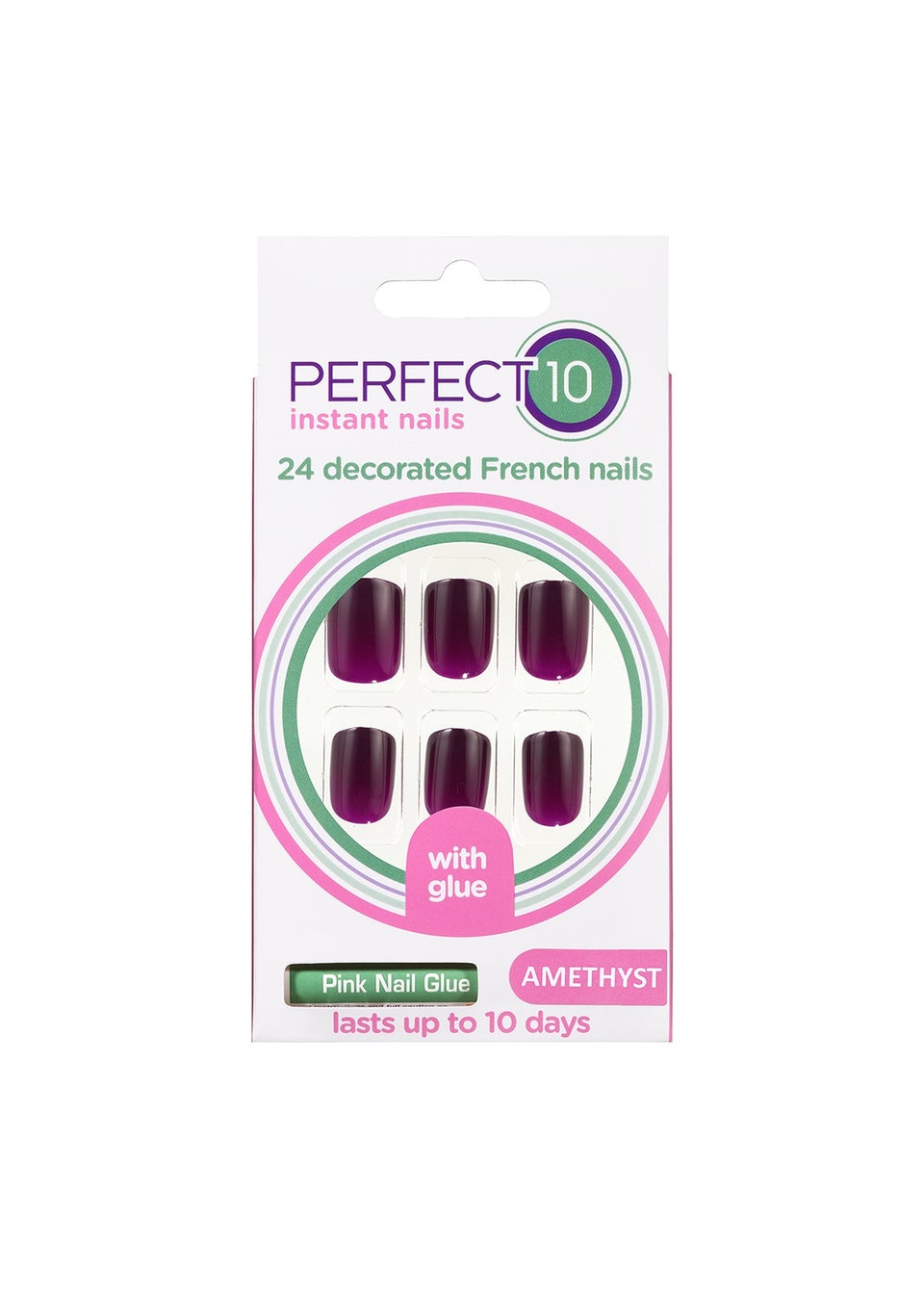 Elegant Touch P10 Colour Nails Amethyst