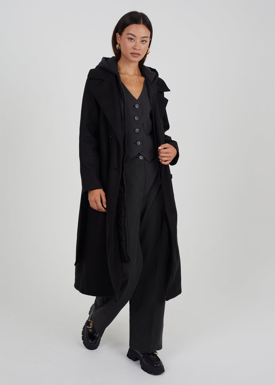 Matalan women's coats with hood discount
