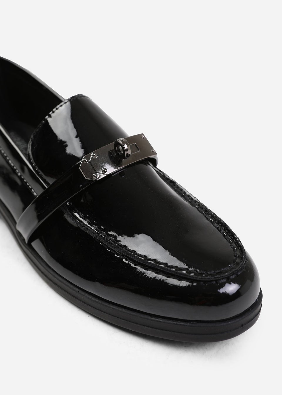 Where s That From Black Monaco Slip On Loafers Matalan