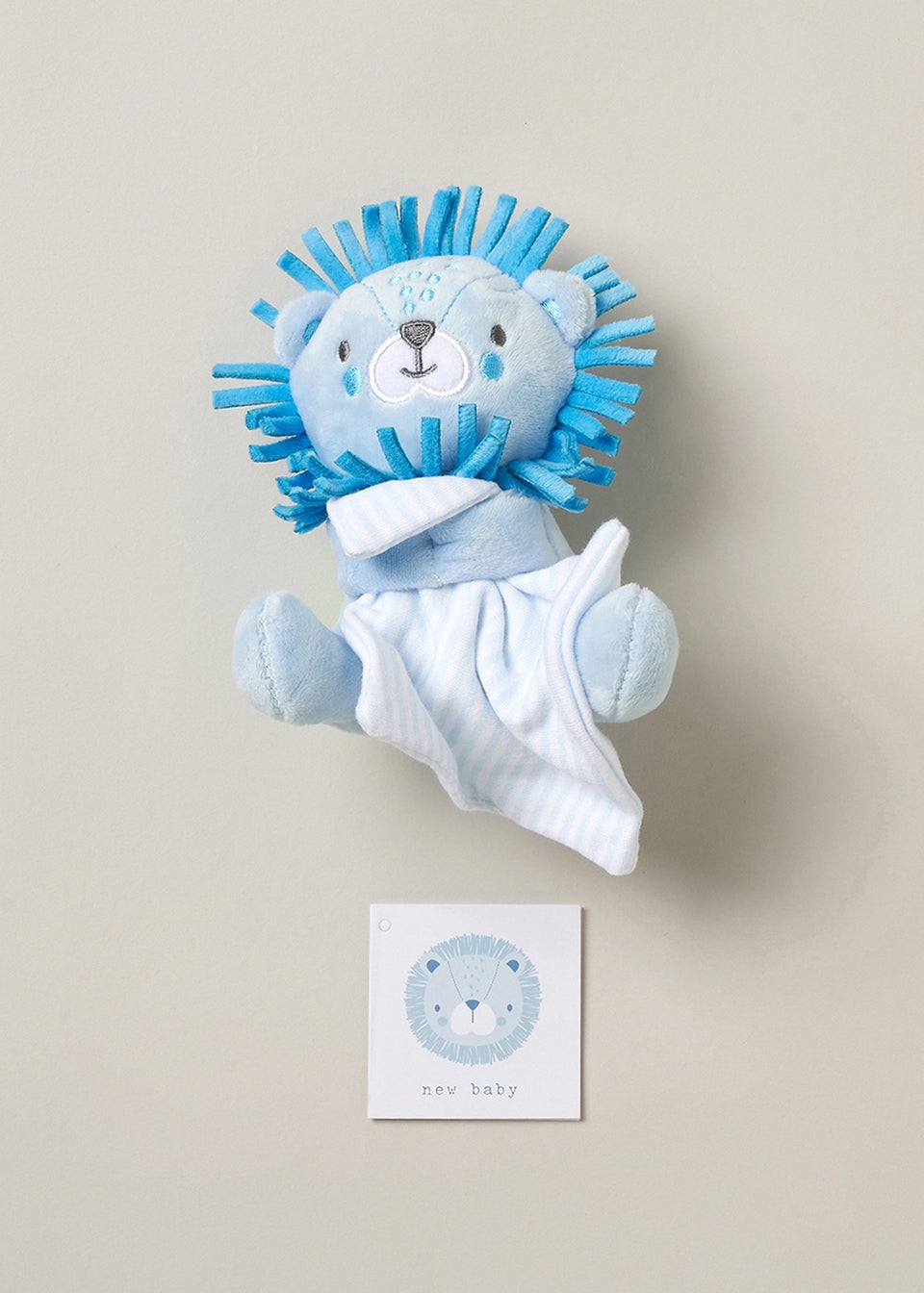 Rock a Bye Baby Blue 10-Piece Lion Print Gift Set