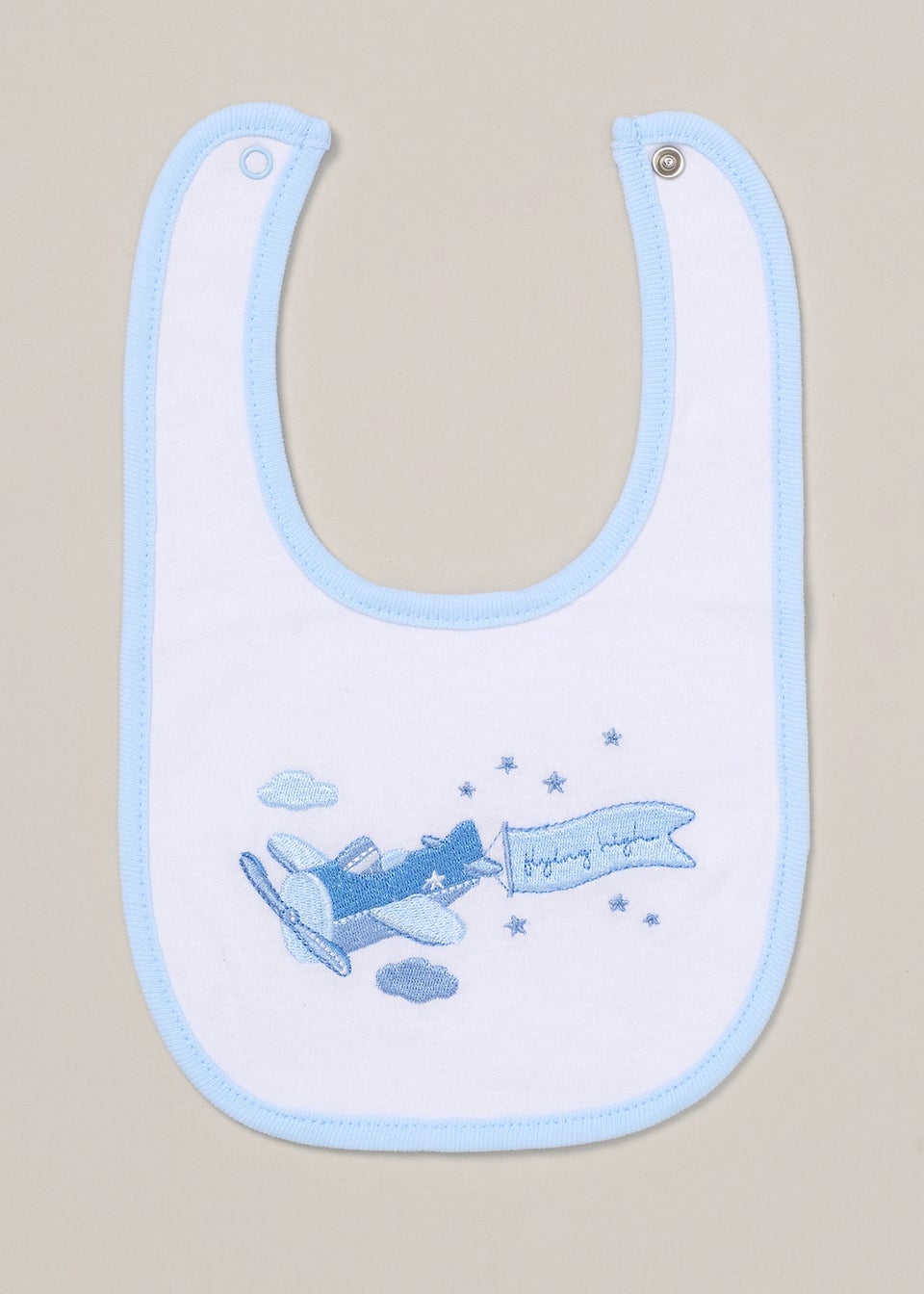 Rock a Bye Baby Blue Plane Print 5-Piece Hanging Gift Set