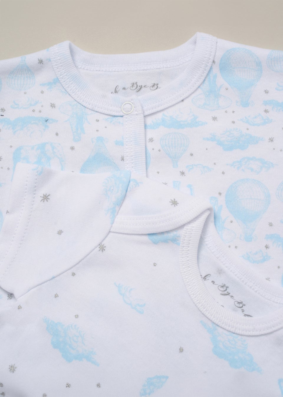 Rock a Bye Baby Light Blue Dreamland Boys Print 5 Piece Hanging Gift Set