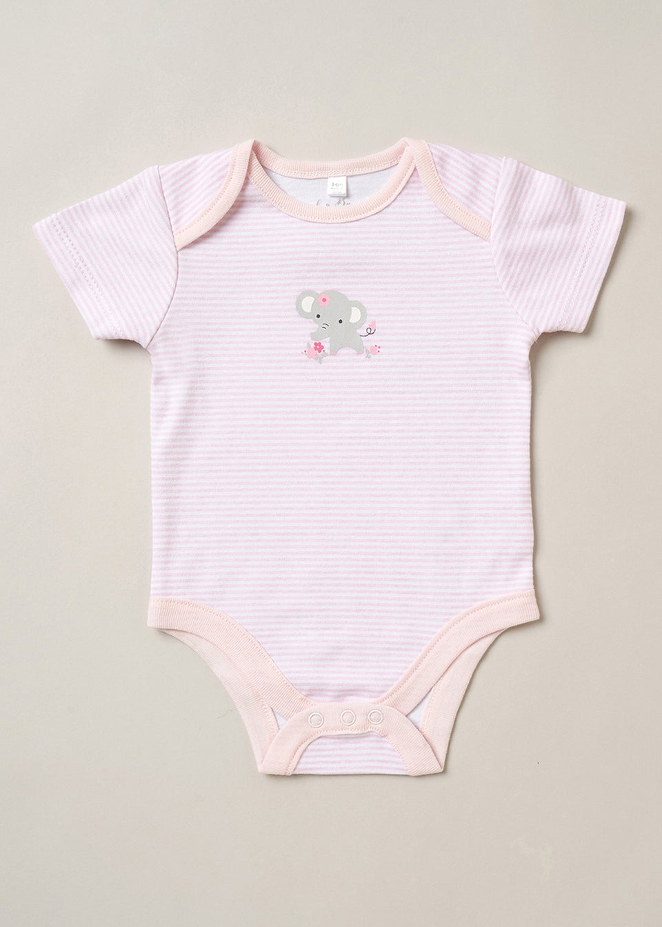 Rock a Bye Baby Pink 10-Piece Elephant Print Hanging Gift Set