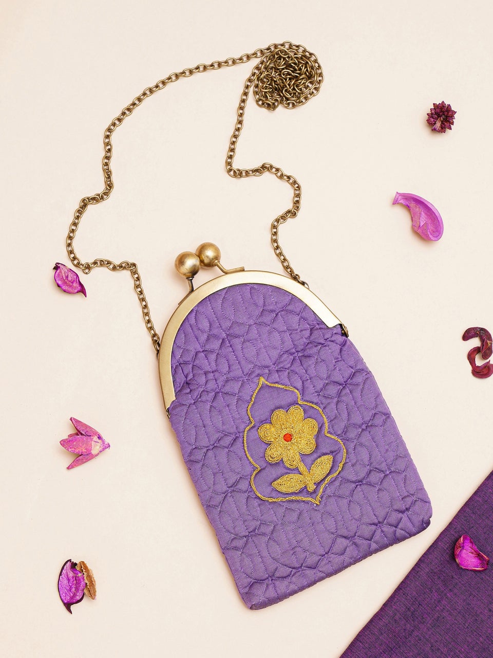 Lavender sling bag clearance