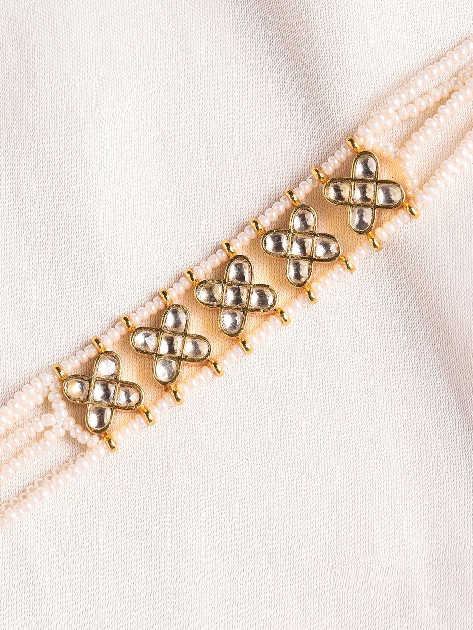 Women Gold Gold Tone Brass Cuffs & Bracelet