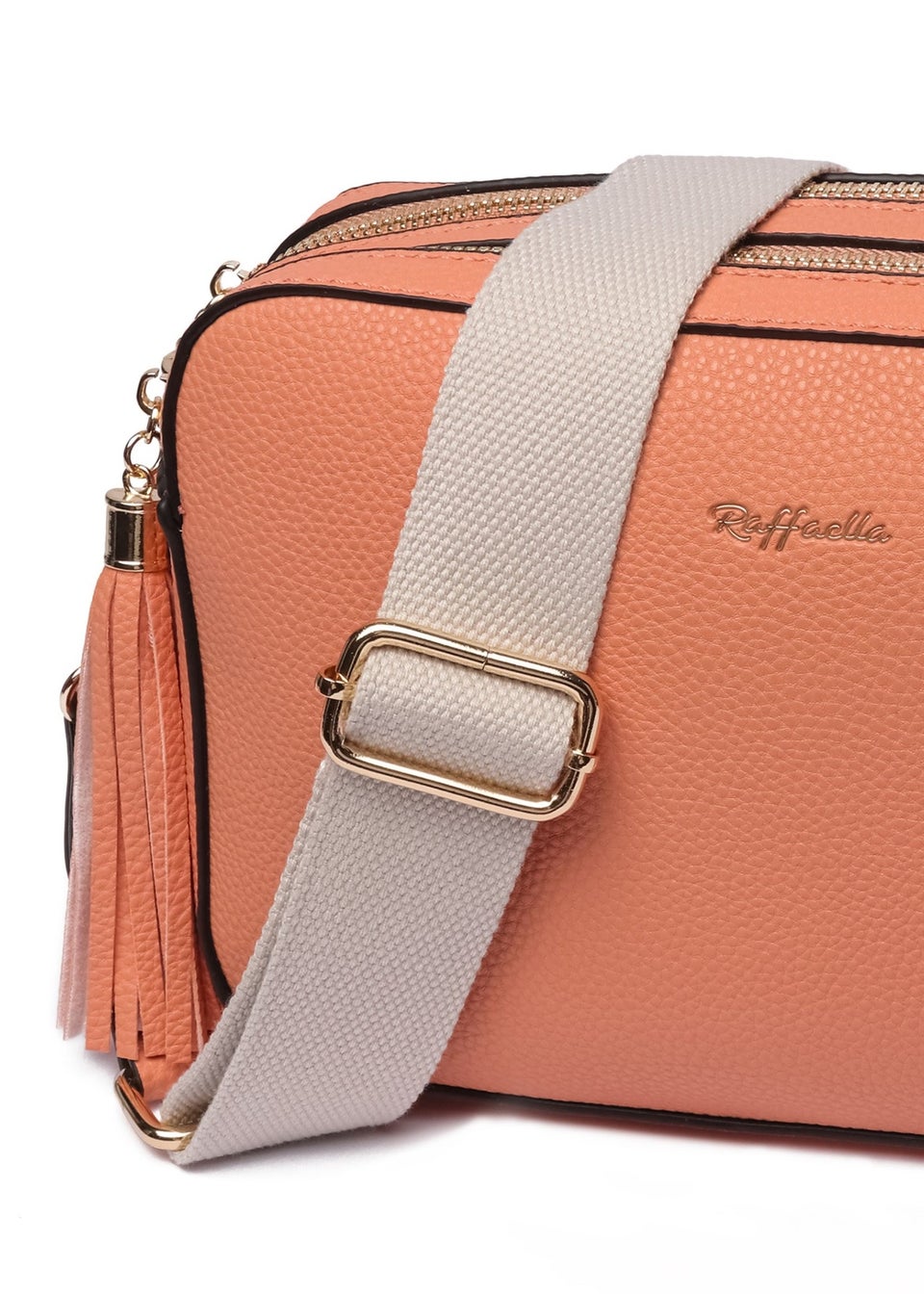 Raffaella Peach Cross Body Camera Bag