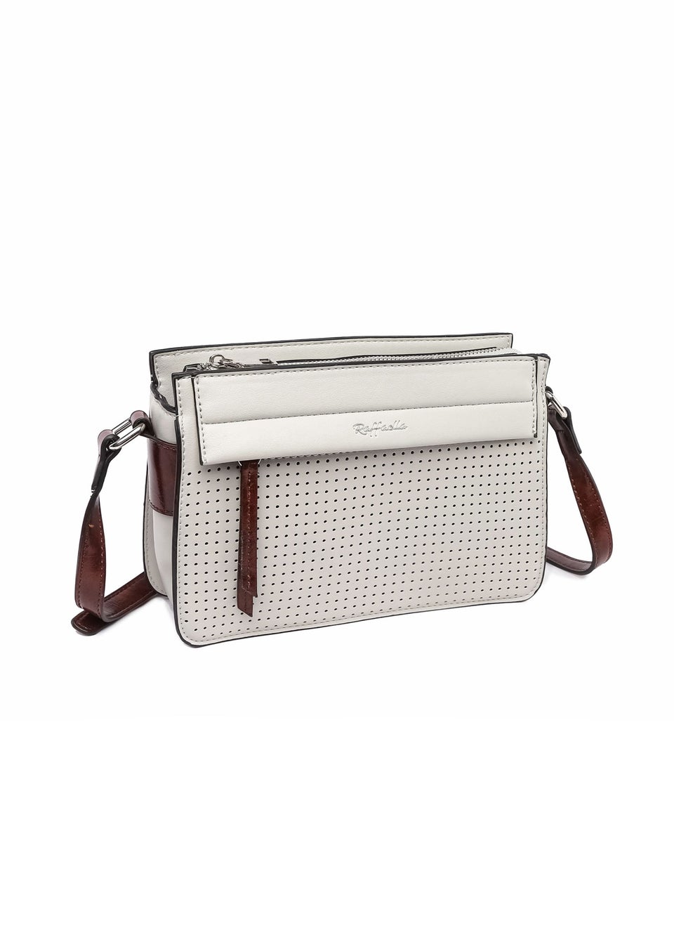 Raffaella Grey Thin Cross Body Bag