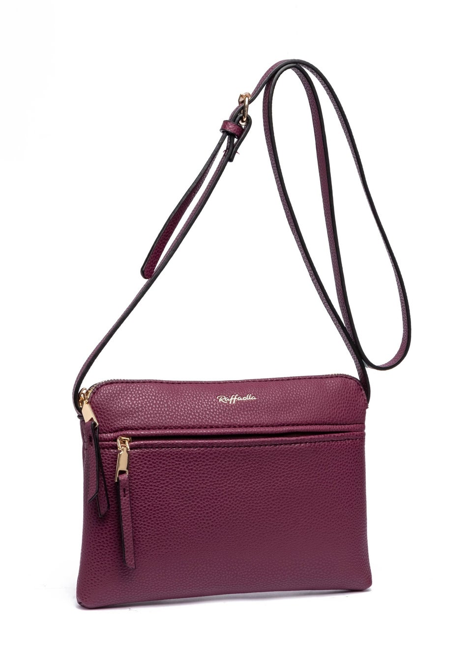 Raffaella Wine Front Pocket Cross Body Bag Matalan