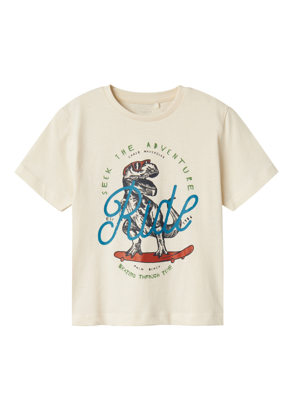 Name It Cream Dino T-Shirt (9mths-5yrs)