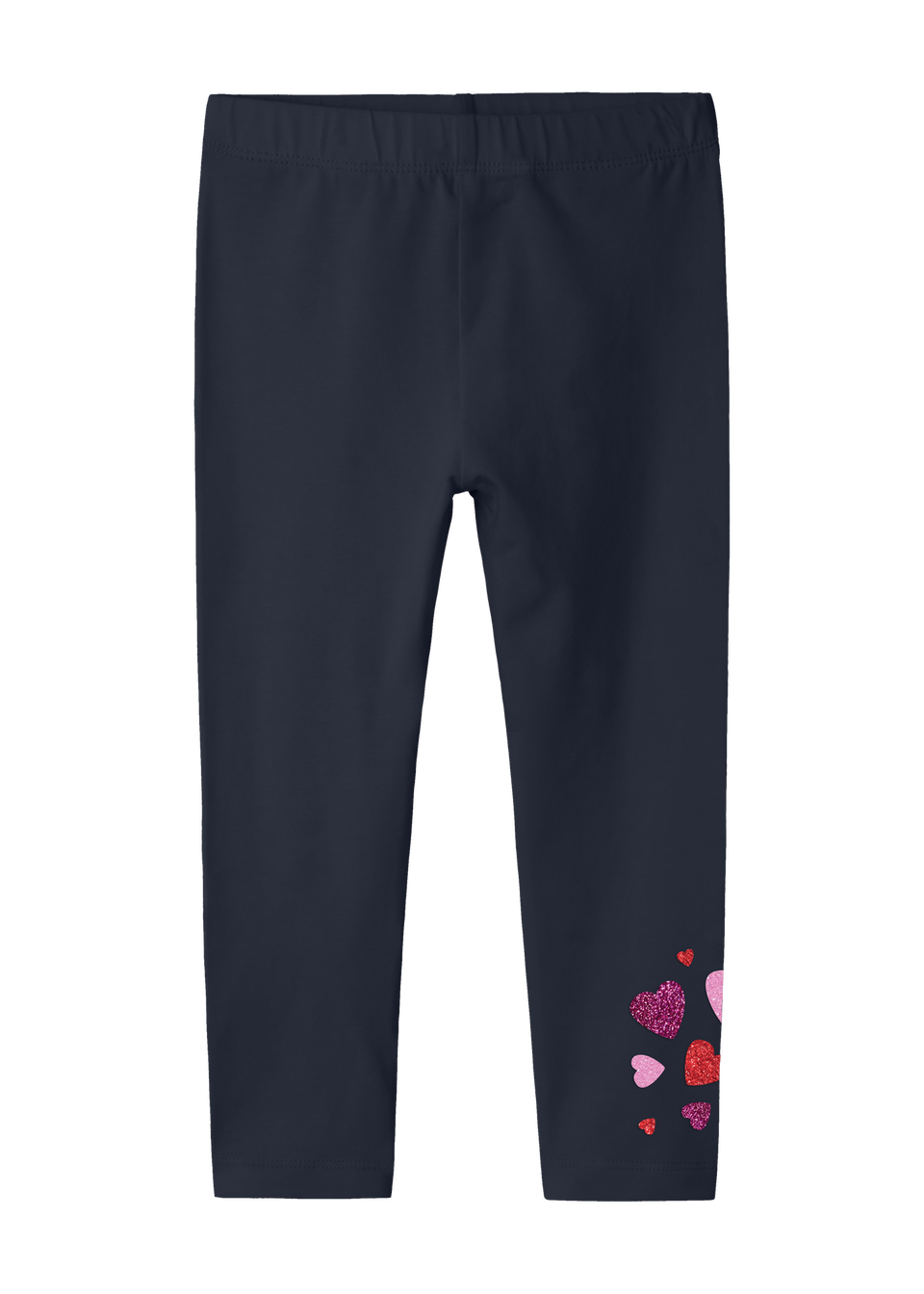 Name It Girls Navy Heart Leggings (9mths-5yrs)