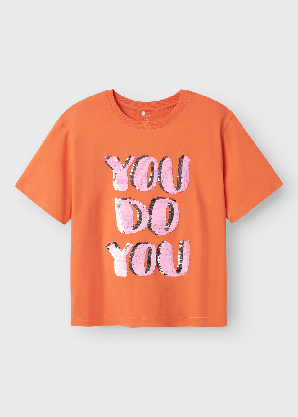 Name It Girls Orange Yo Do You T-Shirt (6-12yrs)