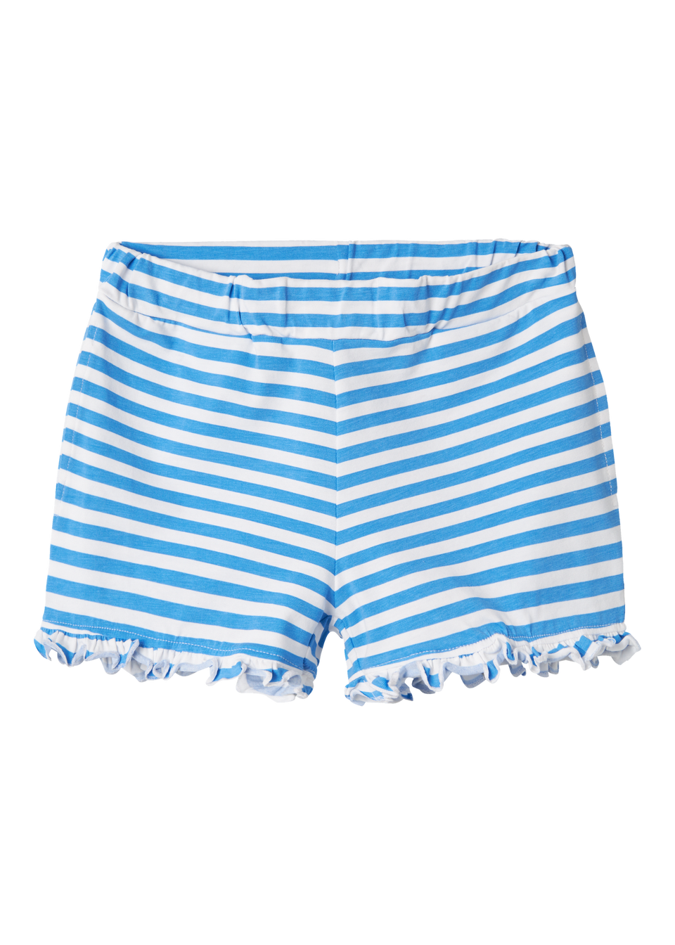 Name It Girls Blue Stripe Frill Shorts (7-12yrs)
