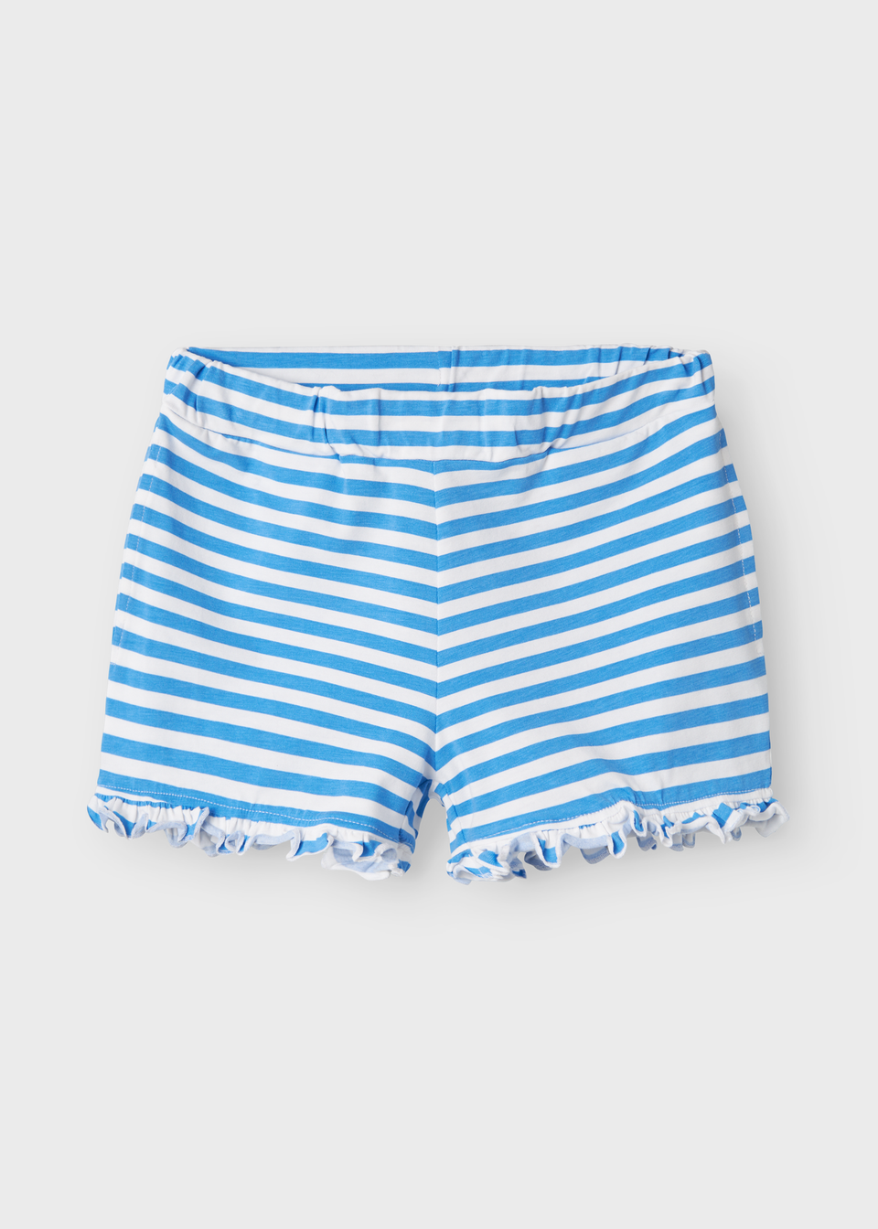 Name It Girls Blue Stripe Frill Shorts (7-12yrs)