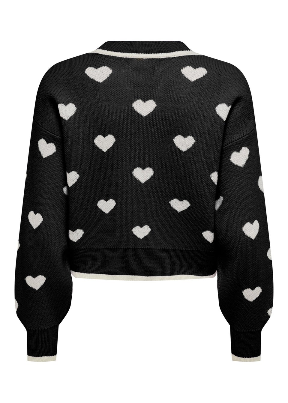 JDY Black Heart Jumper