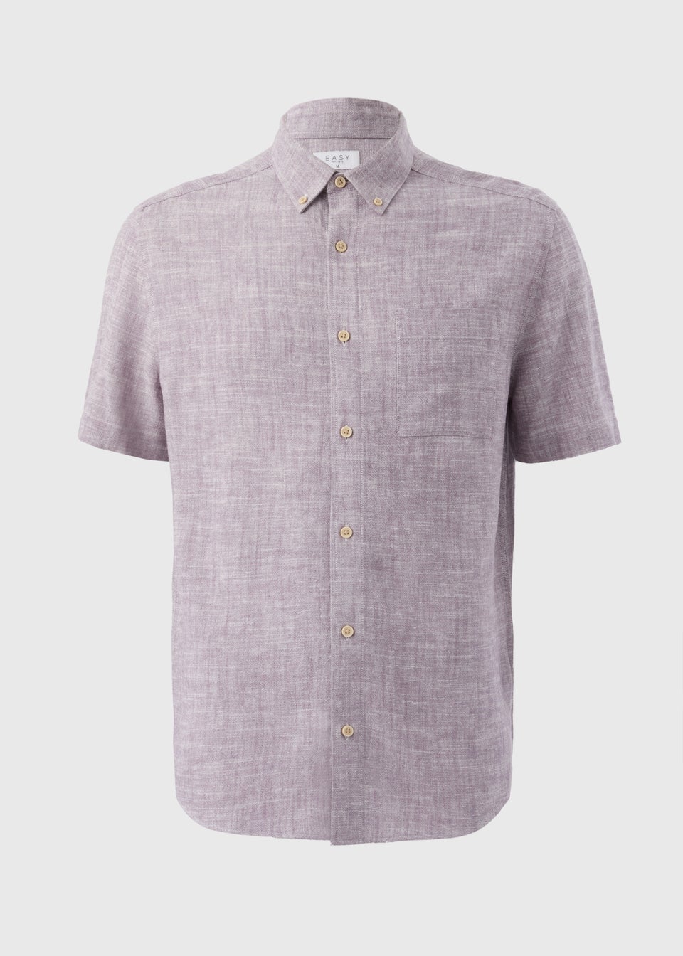 Lilac Linen Yarn Shirt