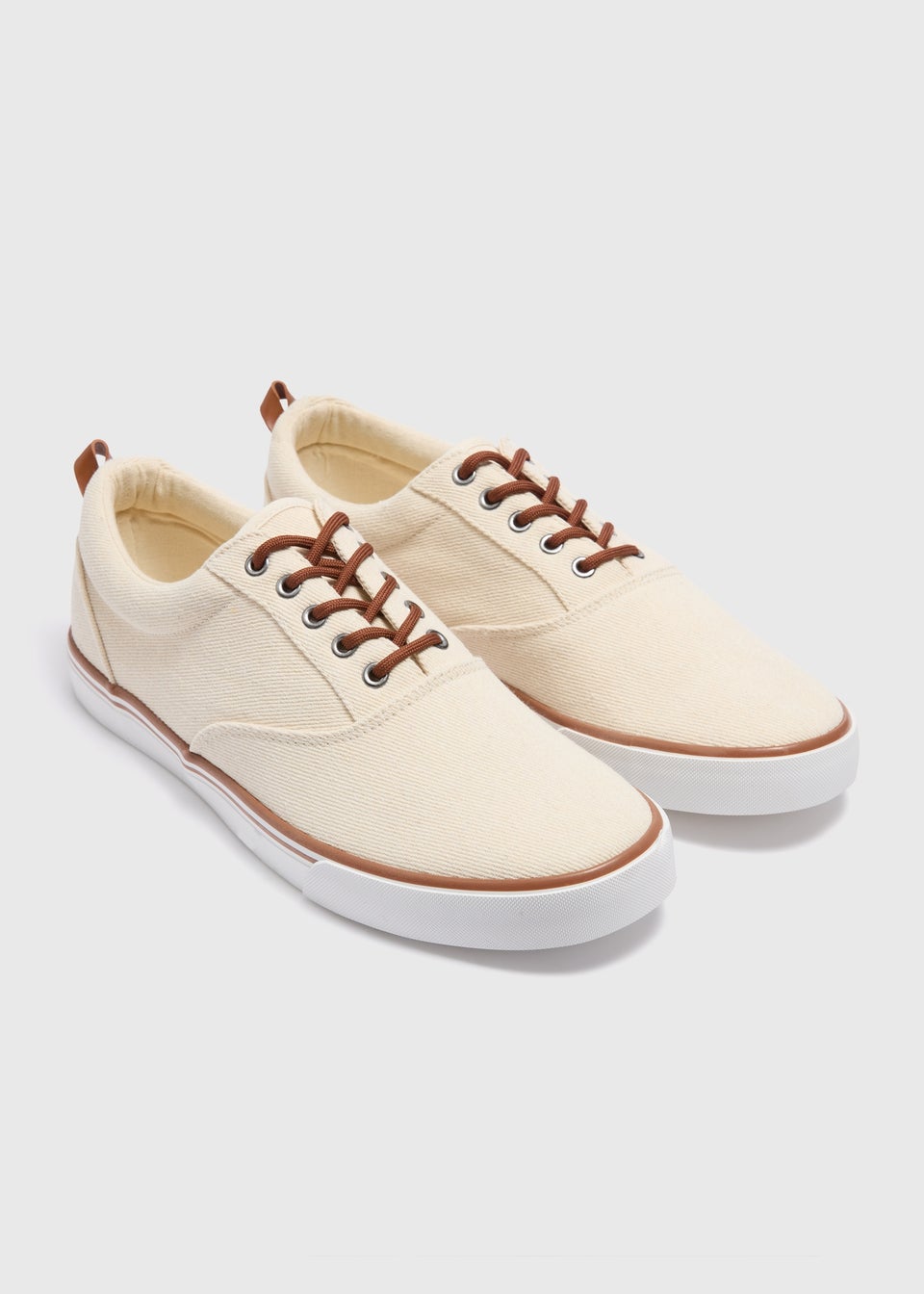 Ecru Canvas Pumps