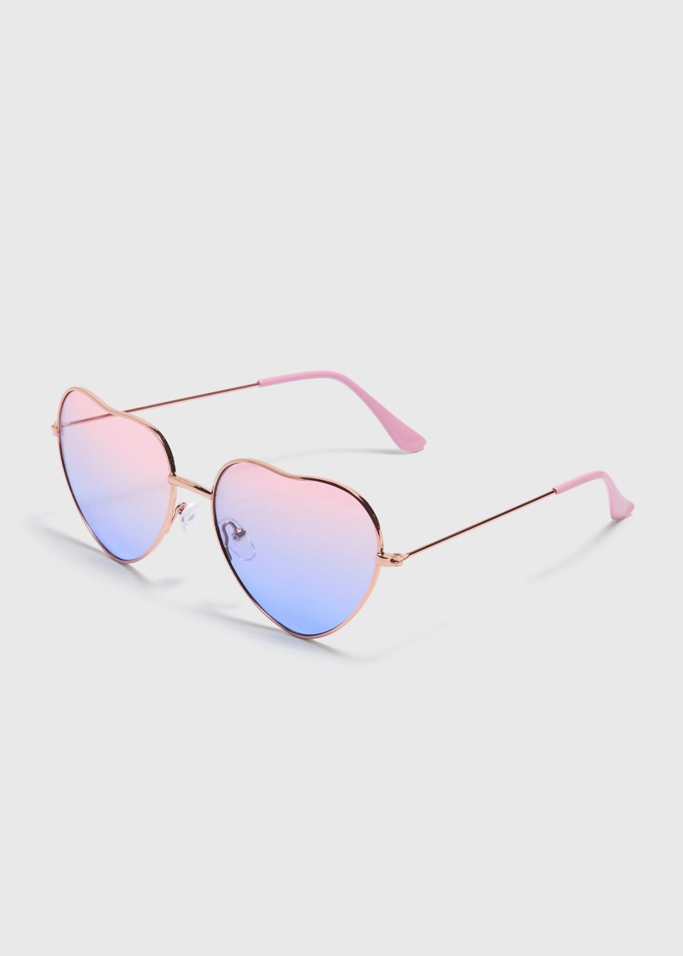 Girls Pink Heart Sunglasses