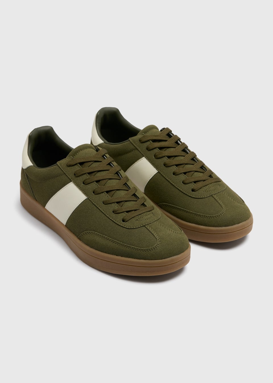 Green Stripe Retro Runner Trainers
