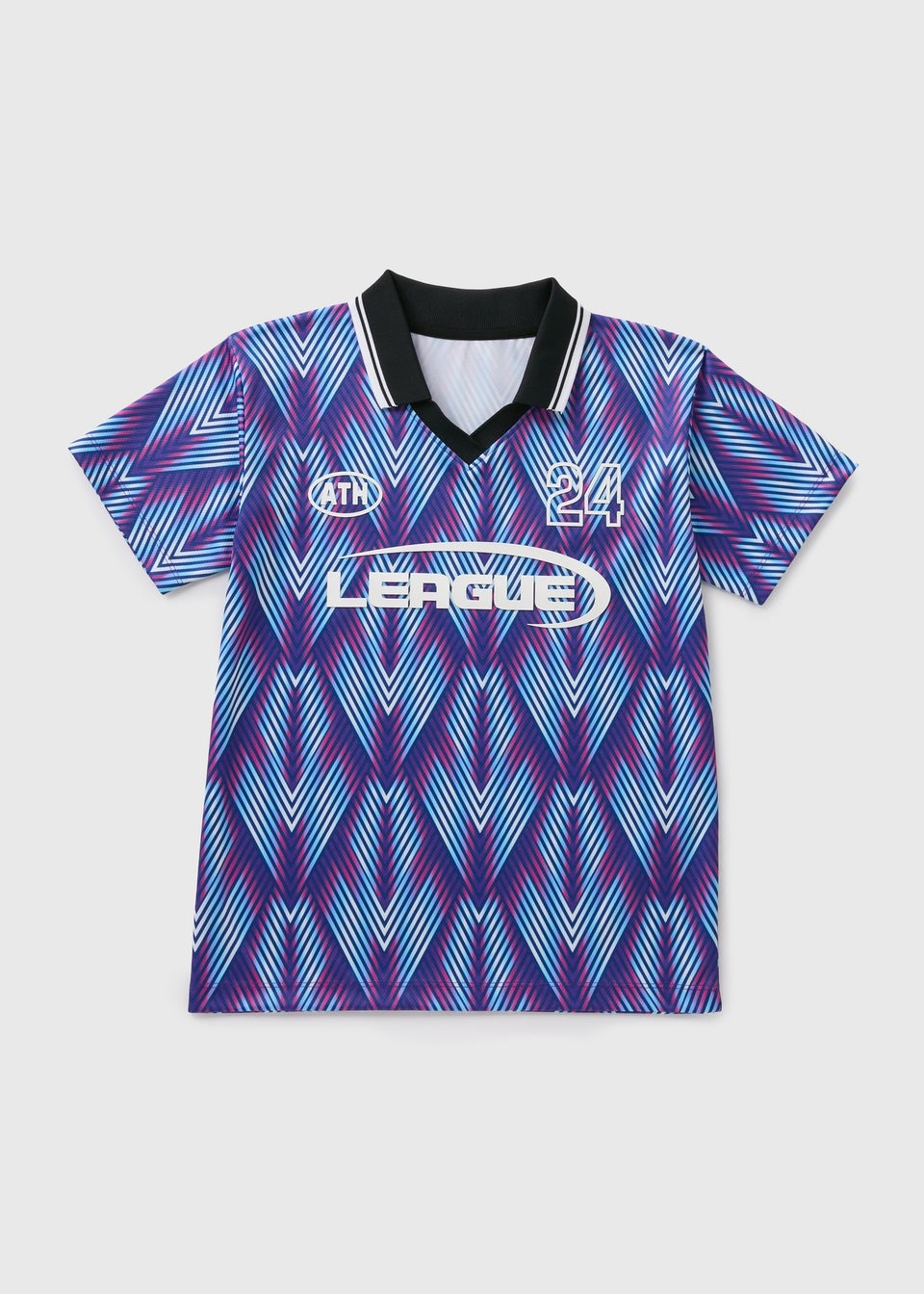 Boys Multicolour Football T-Shirt (7-15yrs)