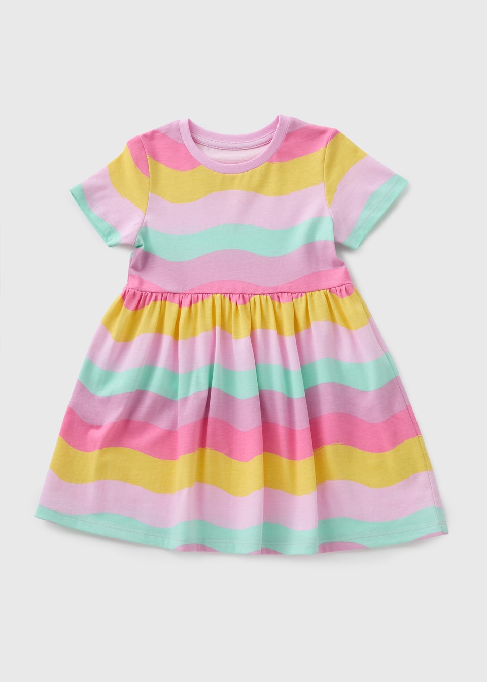 Girls Multicolour Stripe Dress (1-7yrs)