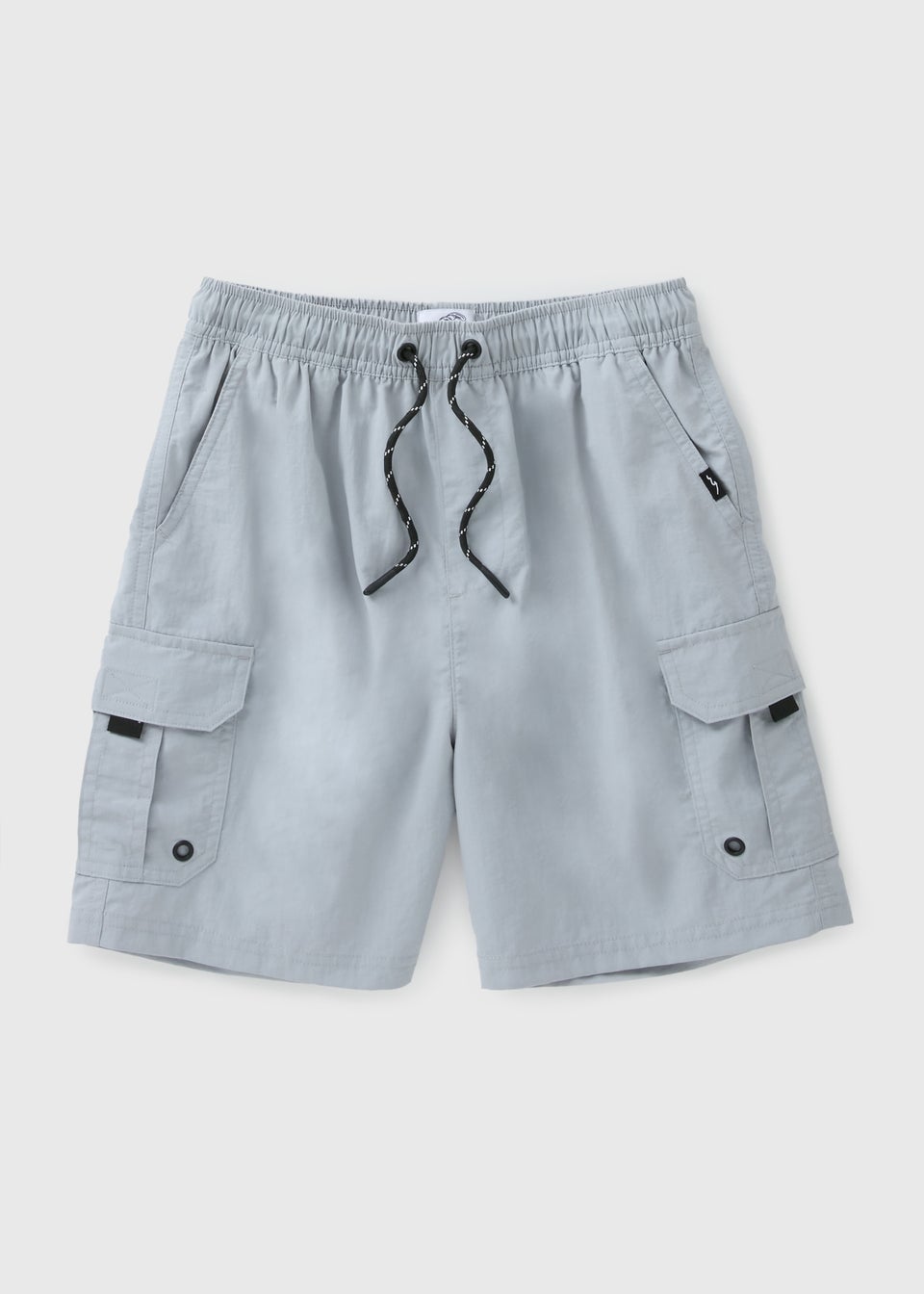 Boys Grey Cargo Swim Shorts (7-15yrs)