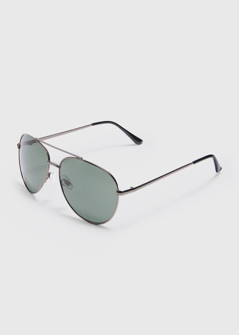Silver Aviator Sunglasses