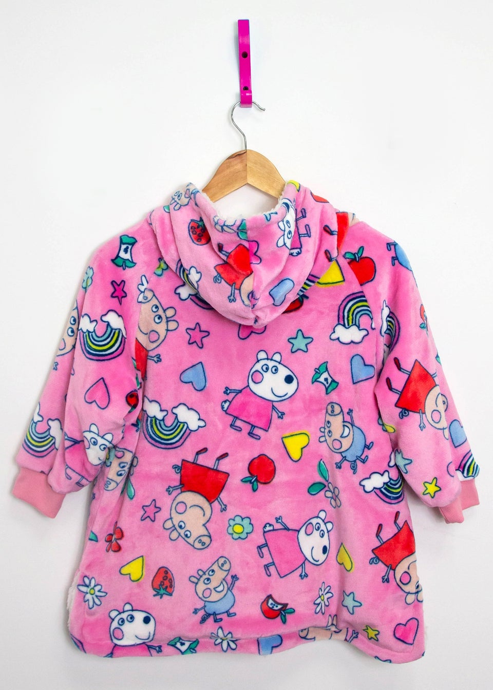 Peppa Pig Sunny Days Wearable Hooded Snuggle  Fleece